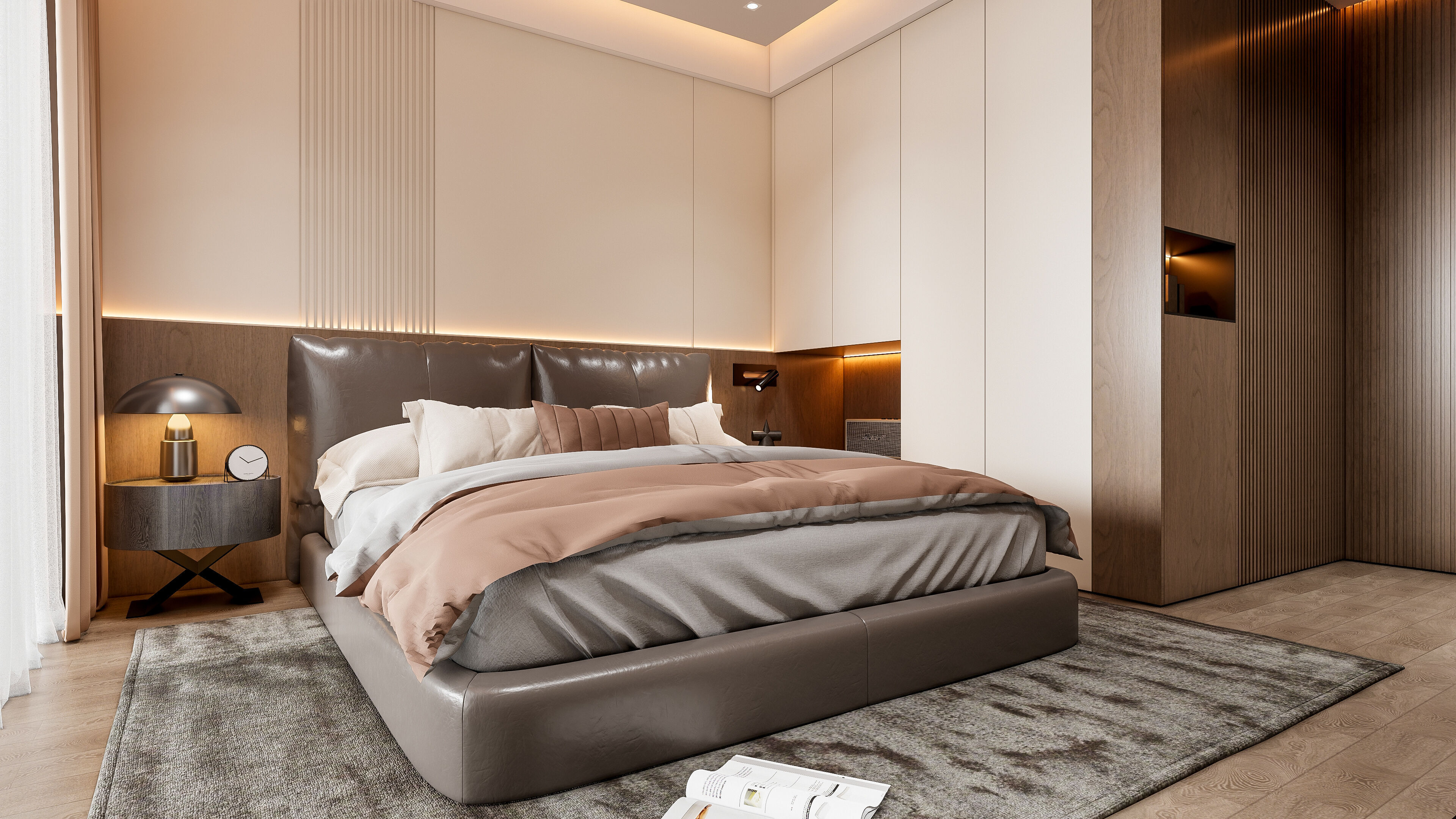Italian bedroom 6 3D model_15