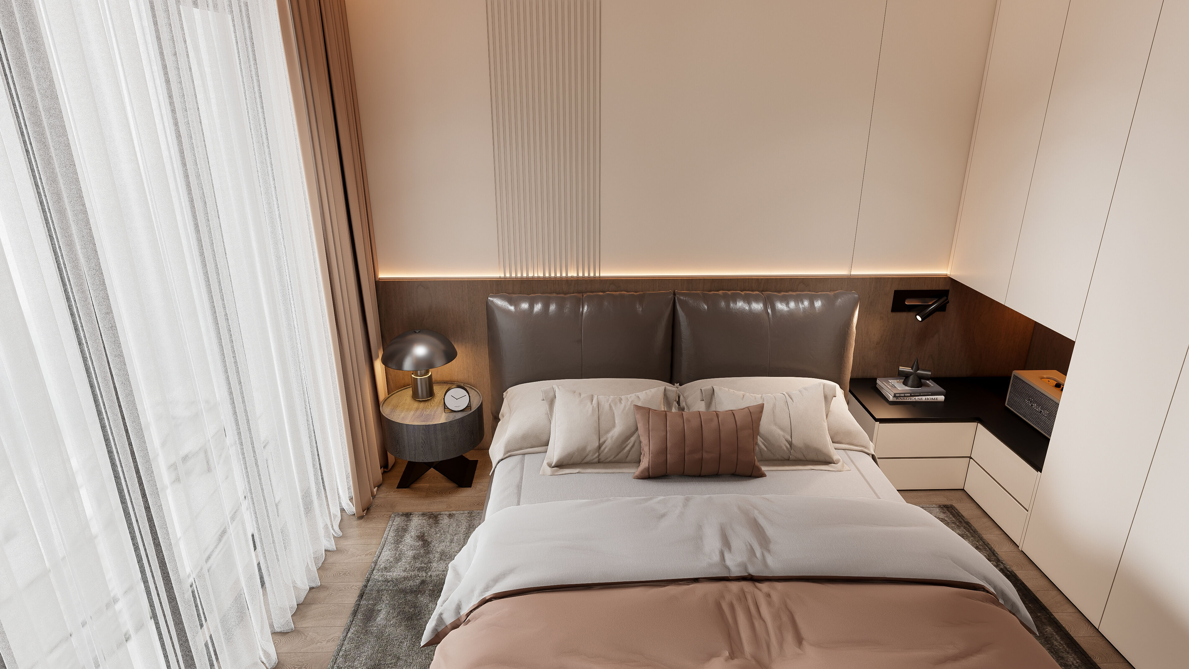 Italian bedroom 6 3D model_6