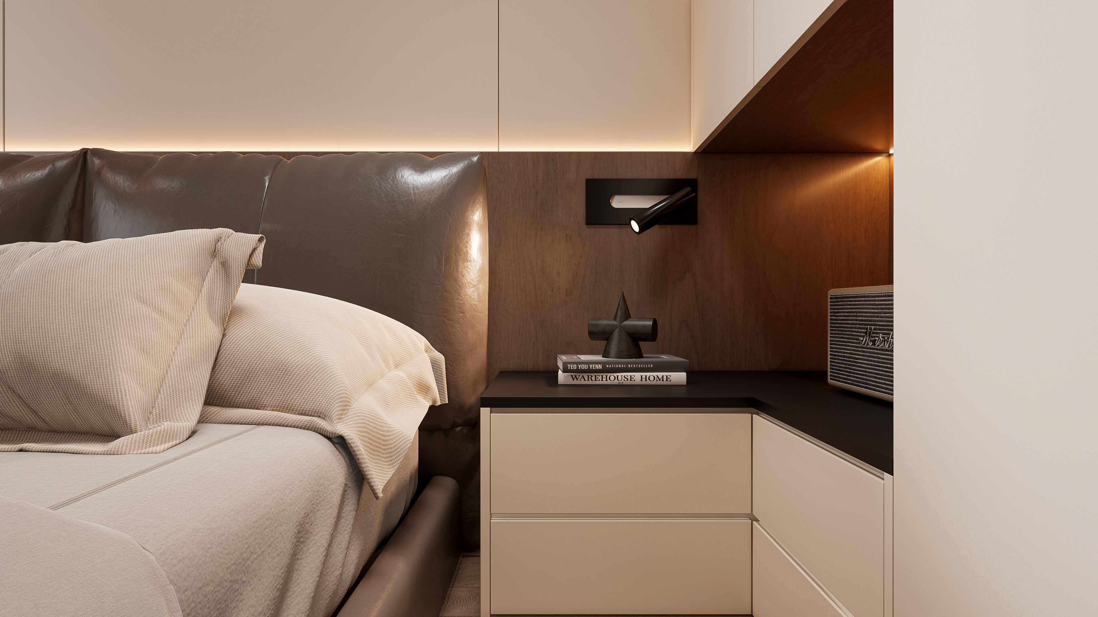 Italian bedroom 6 3D model_4