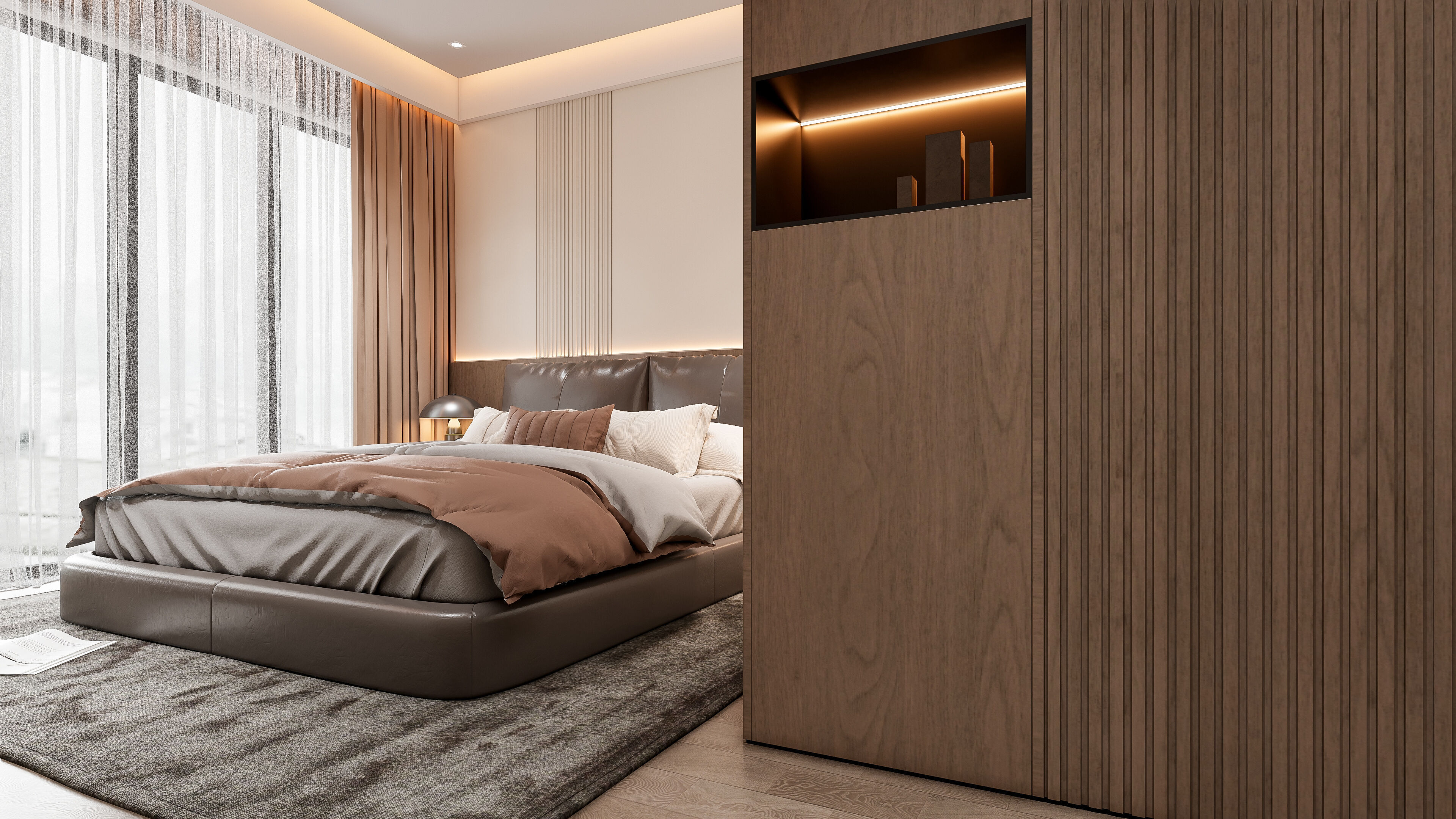 Italian bedroom 6 3D model_14