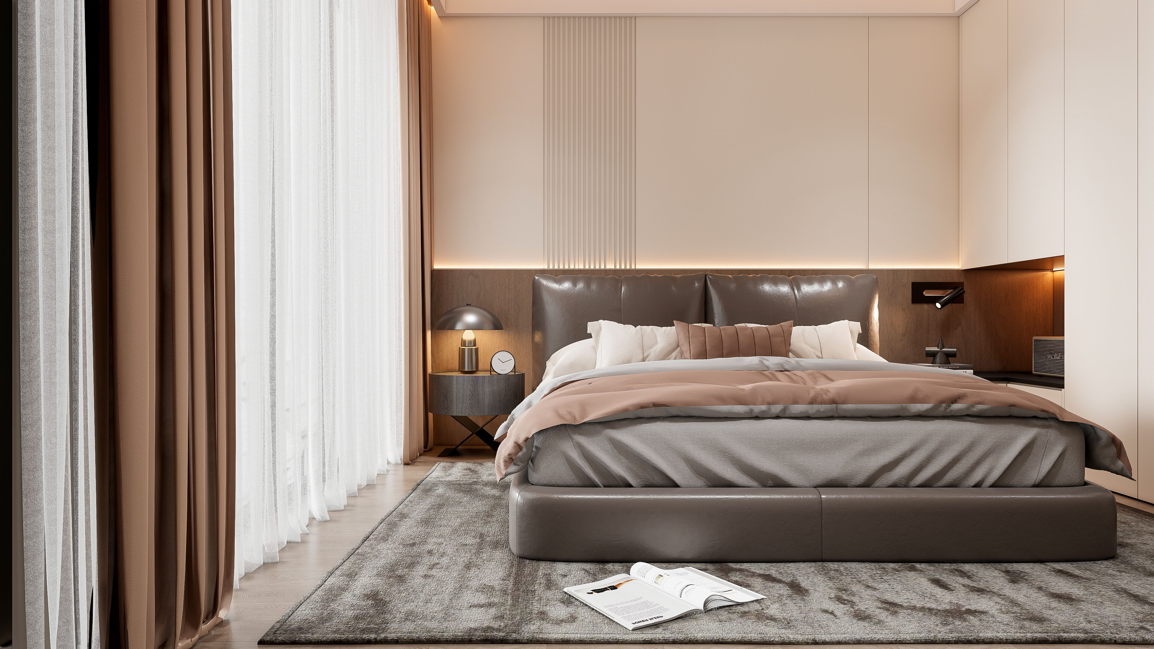 Italian bedroom 6 3D model_16