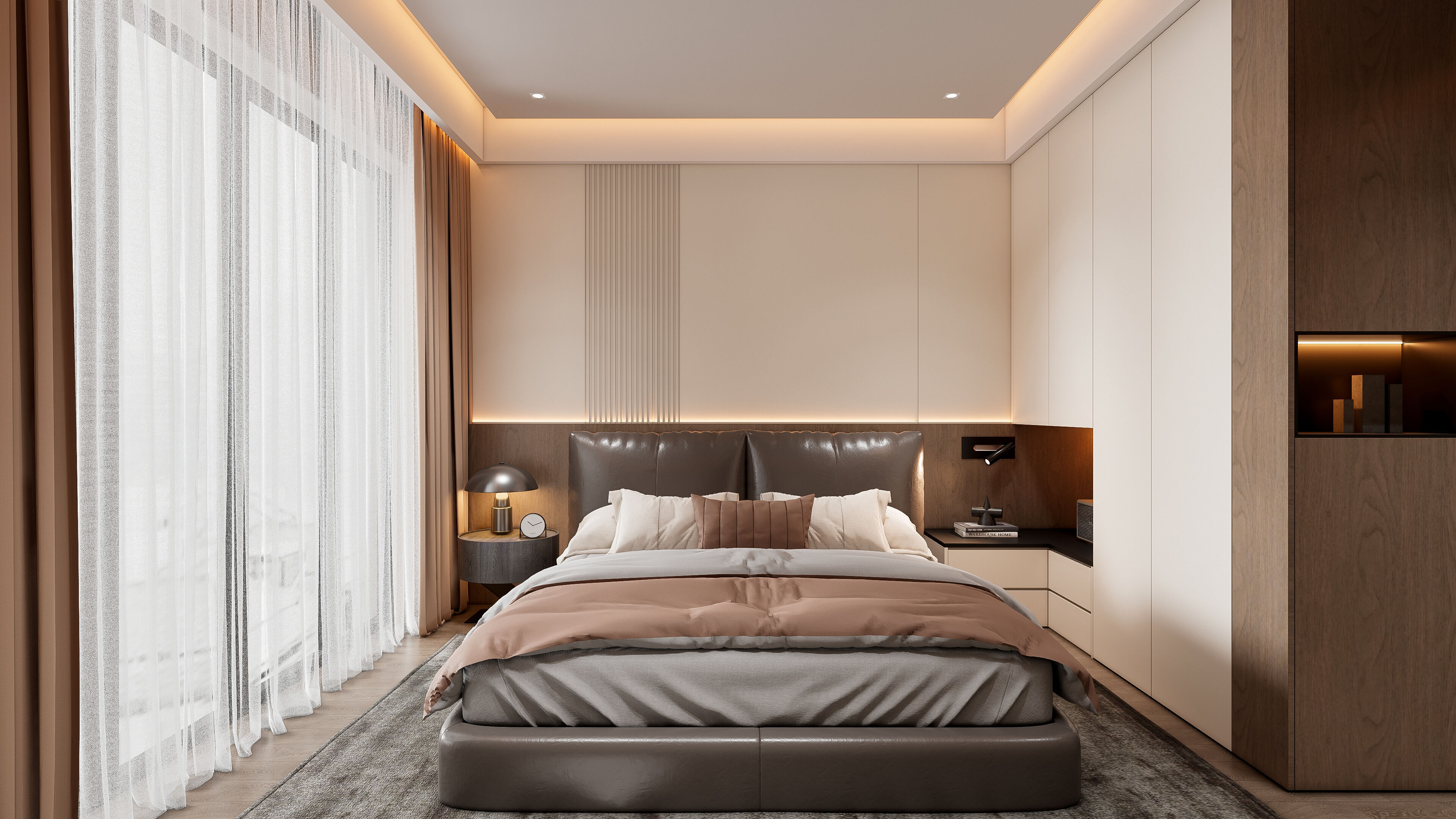 Italian bedroom 6 3D model_12