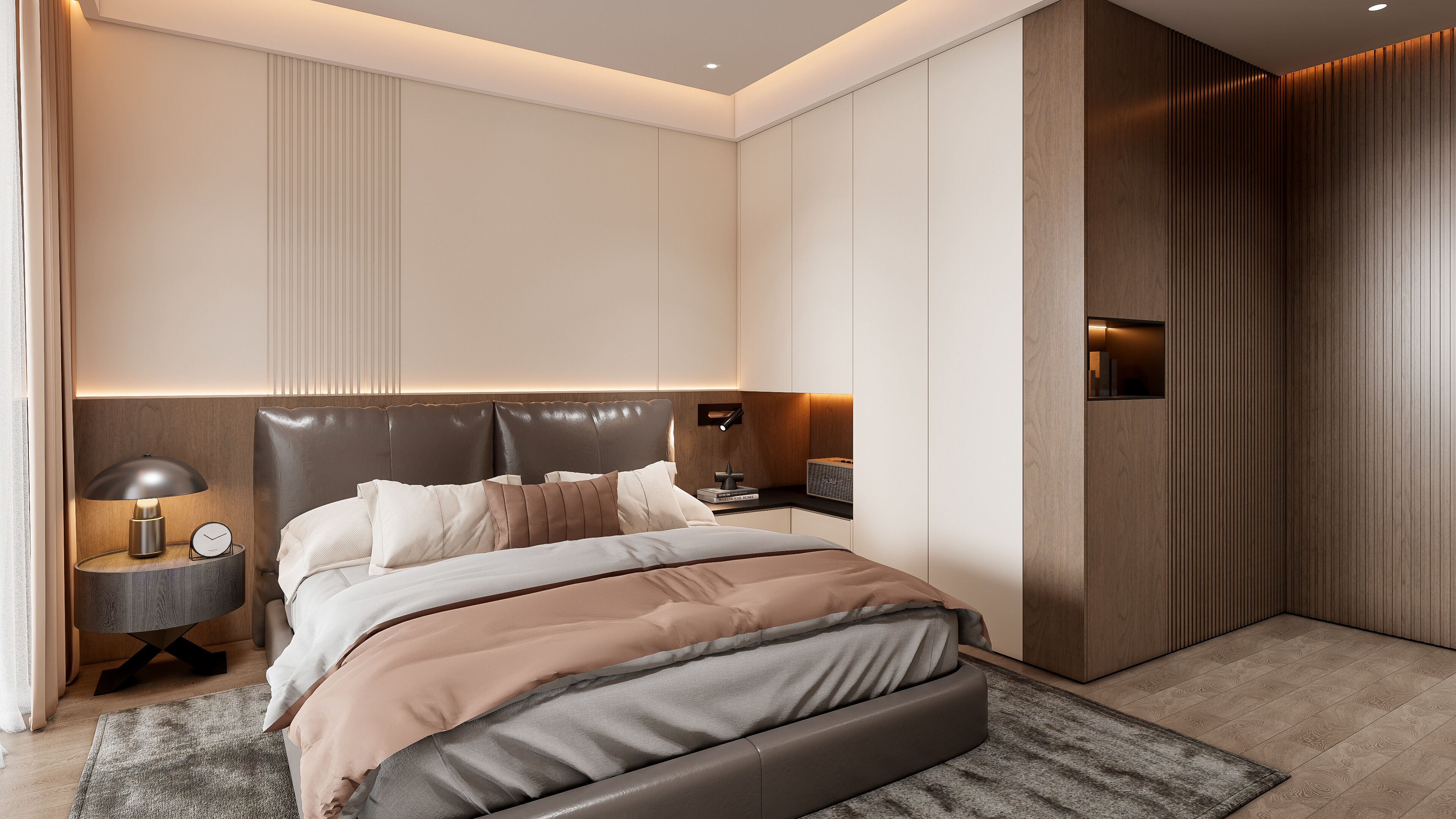 Italian bedroom 6 3D model_10