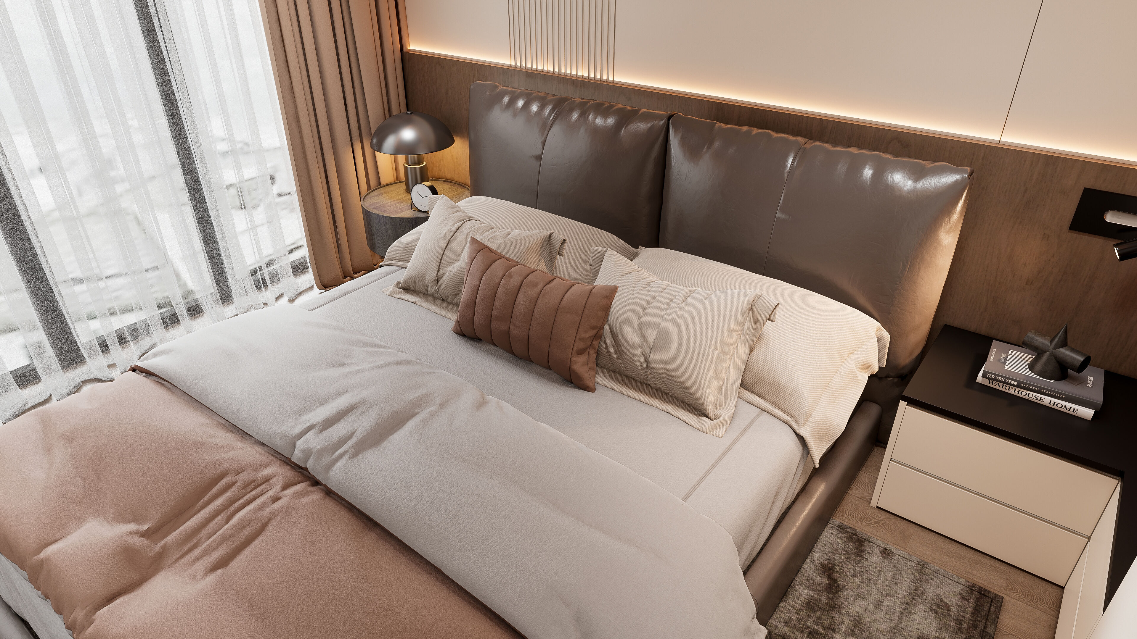 Italian bedroom 6 3D model_1