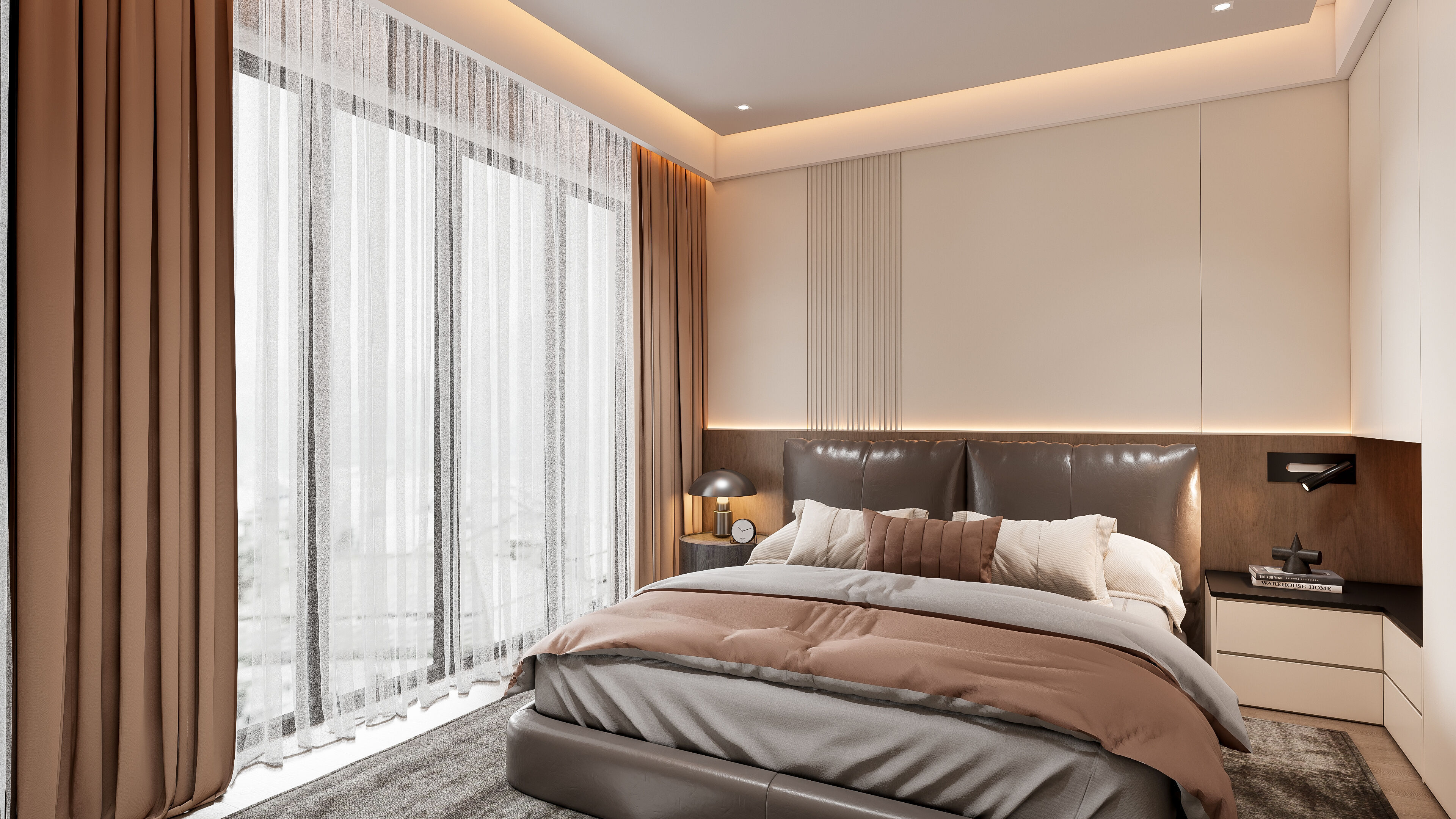 Italian bedroom 6 3D model_9