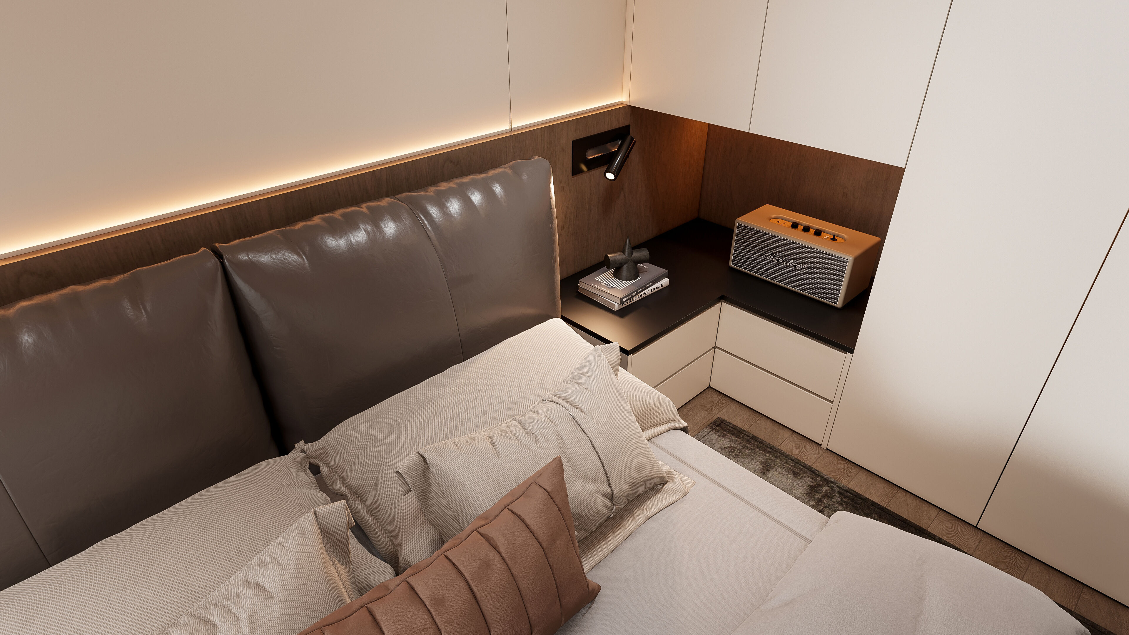 Italian bedroom 6 3D model_5