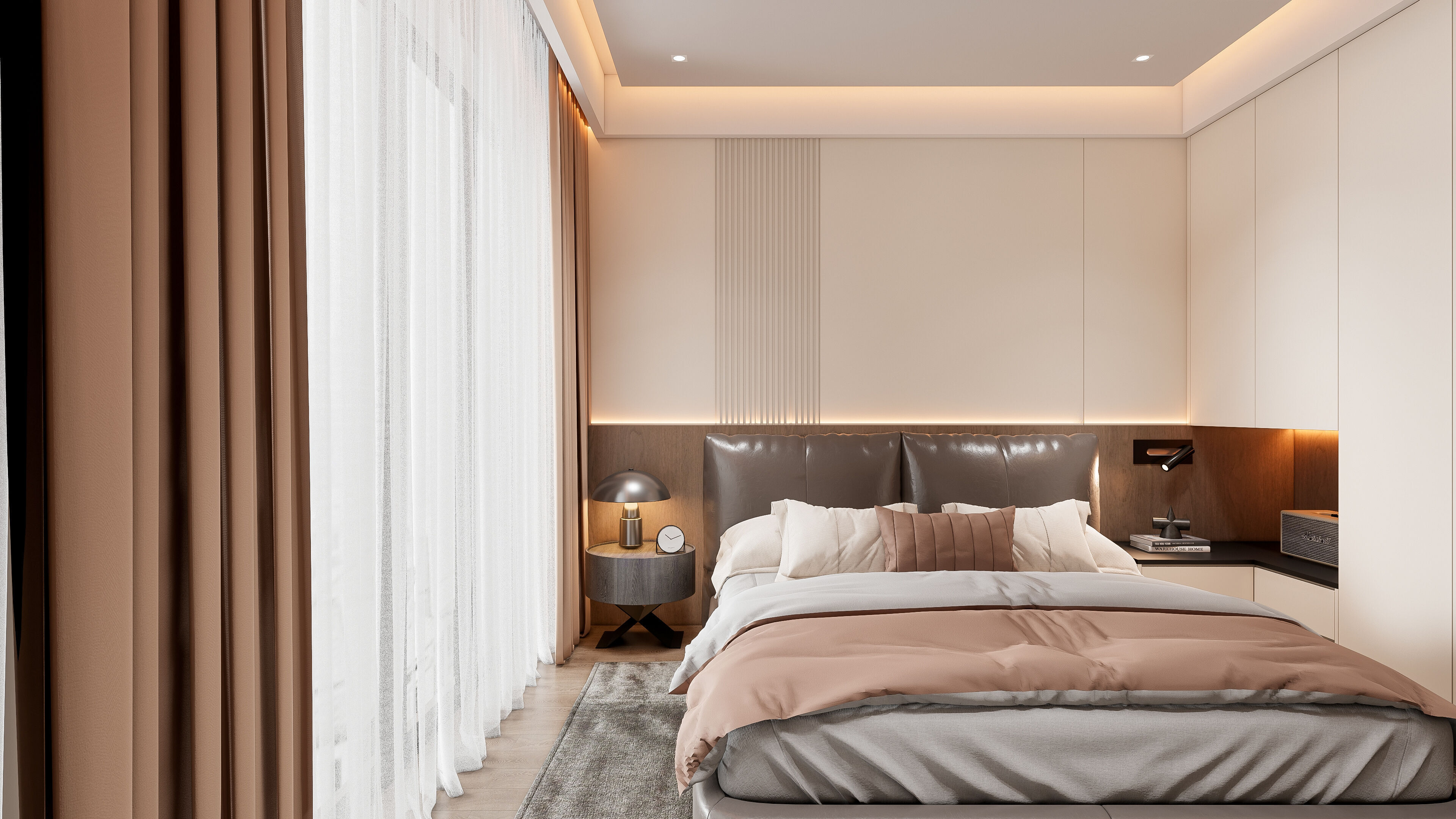 Italian bedroom 6 3D model_11