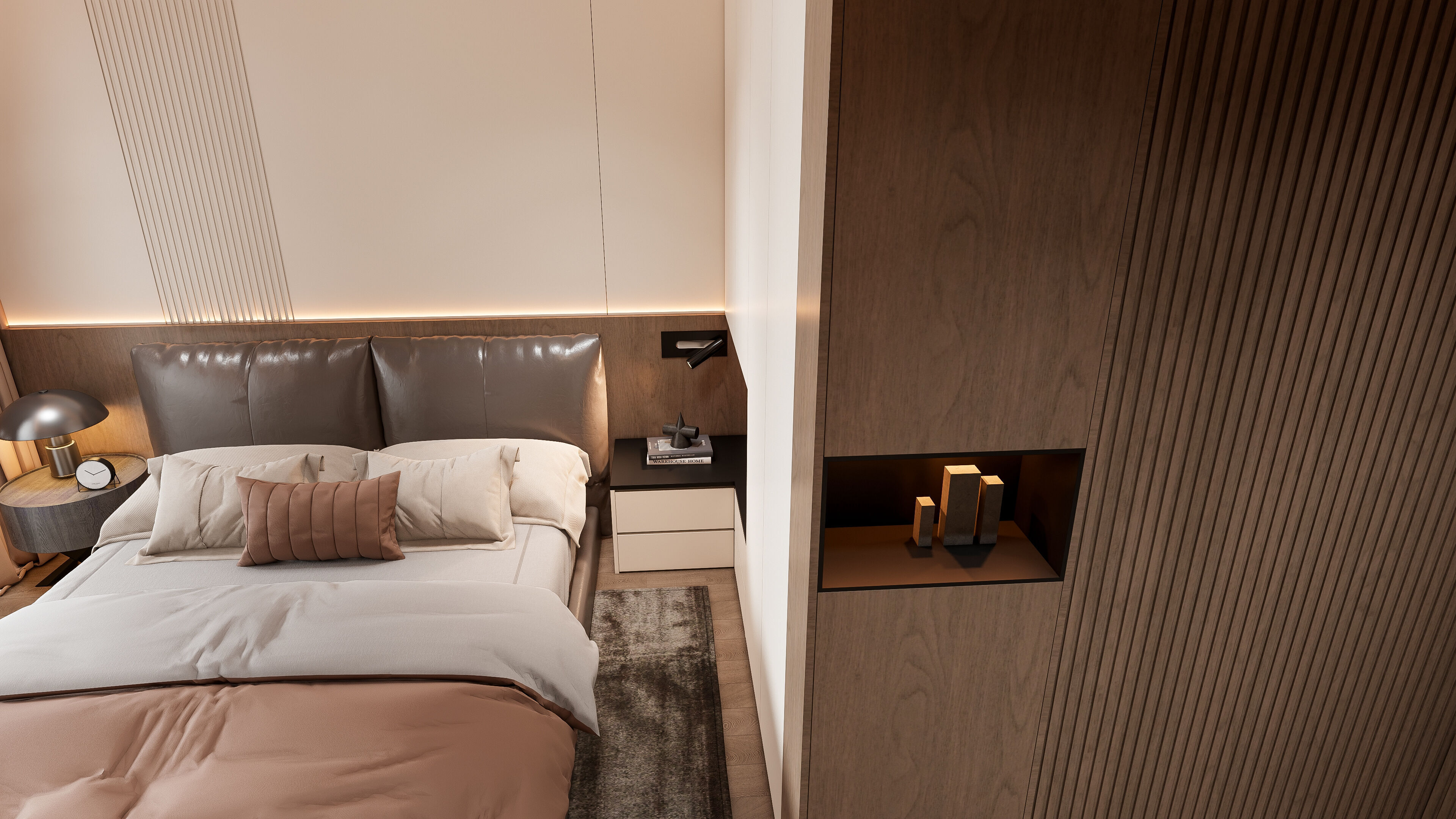 Italian bedroom 6 3D model_7