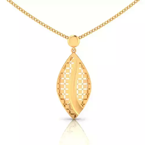 fusion women gold pendant 1008