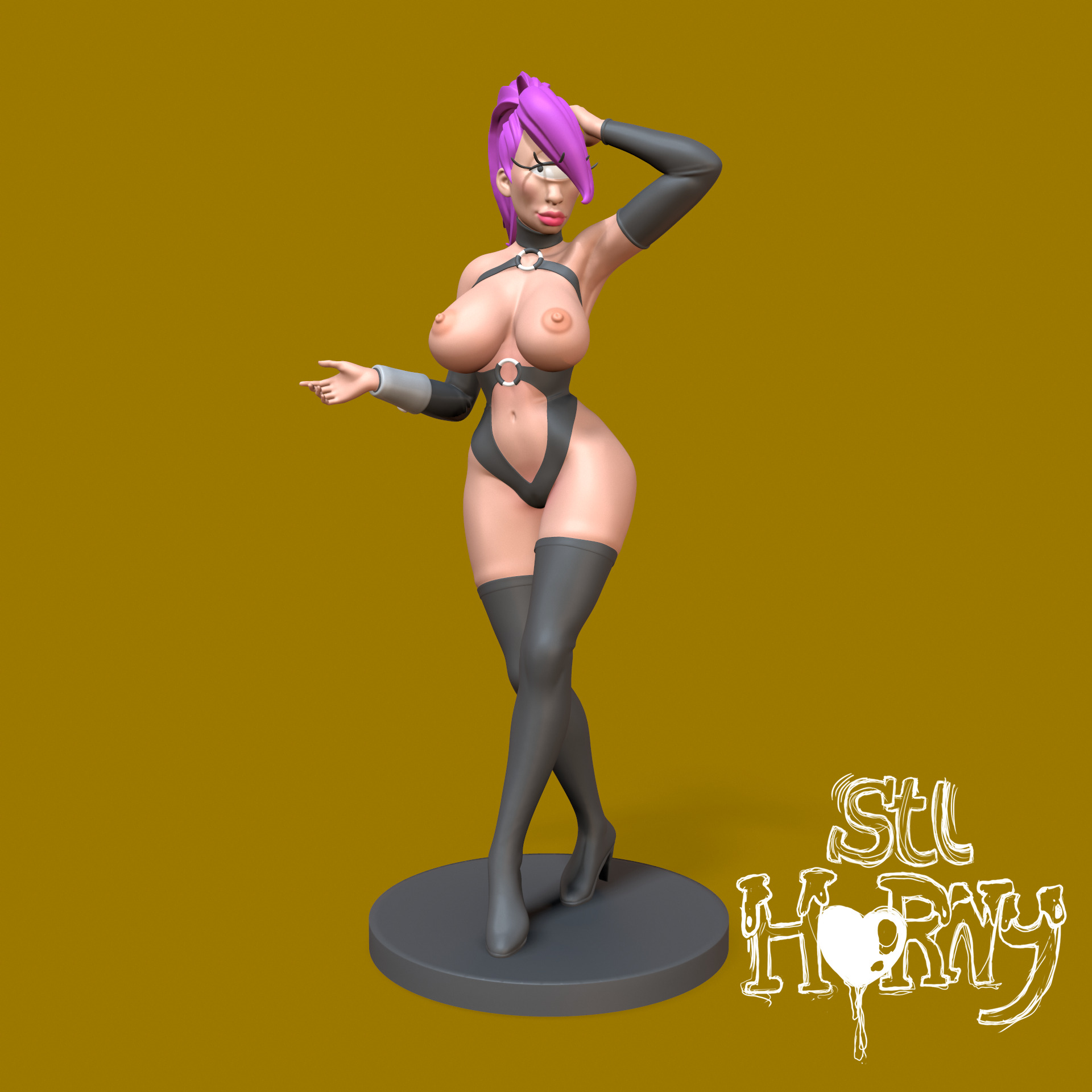 Leela Futurama 3D print model_12