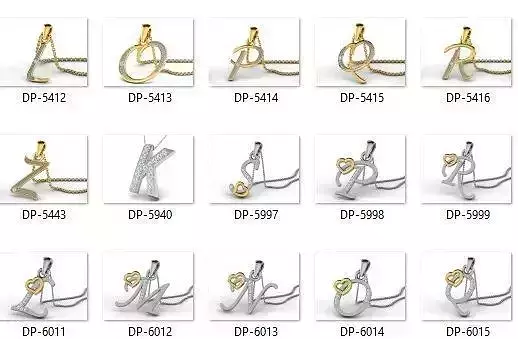 ALPHABET ALL PENDENT