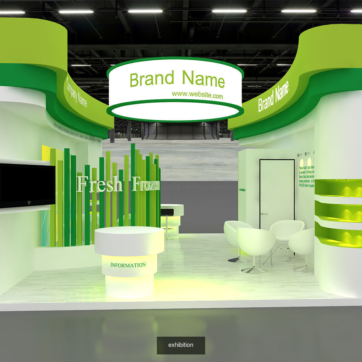 10 Exhibition Stand Stall Booth 3D model Collection Vol-03 _3