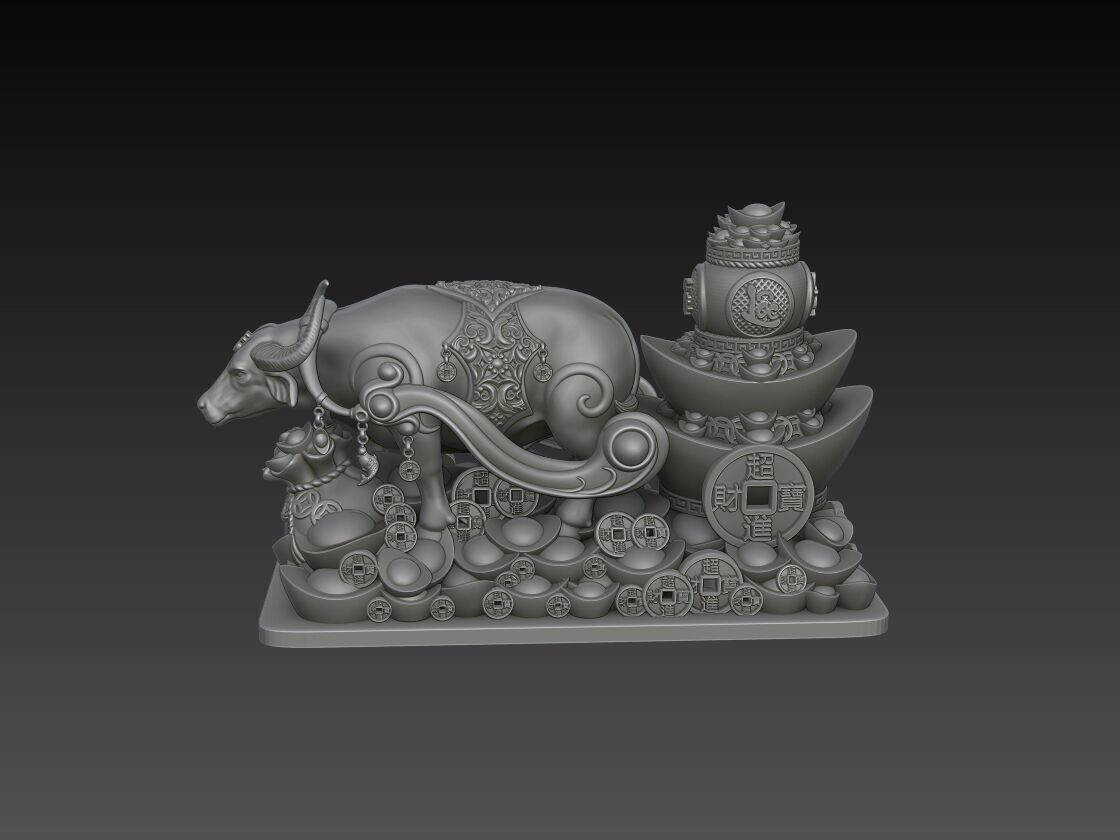 Zodiac Ox 3D Model 3D print model_1
