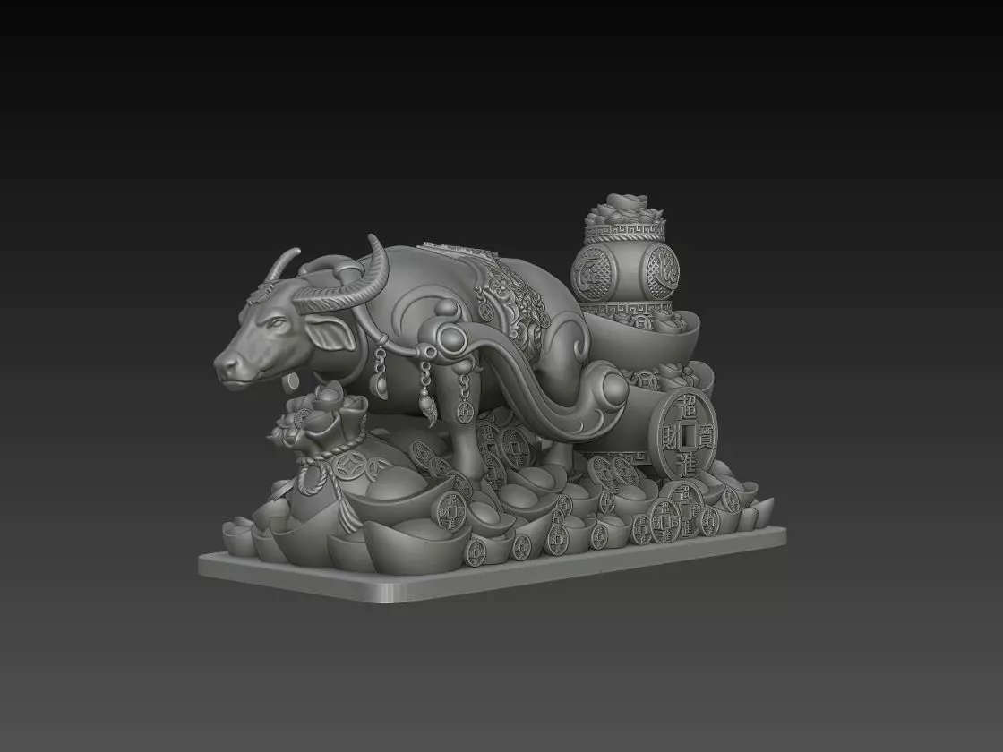 Zodiac Ox 3D Model 3D print model_0