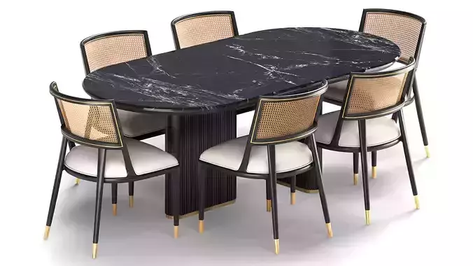 chair and dining table bianka