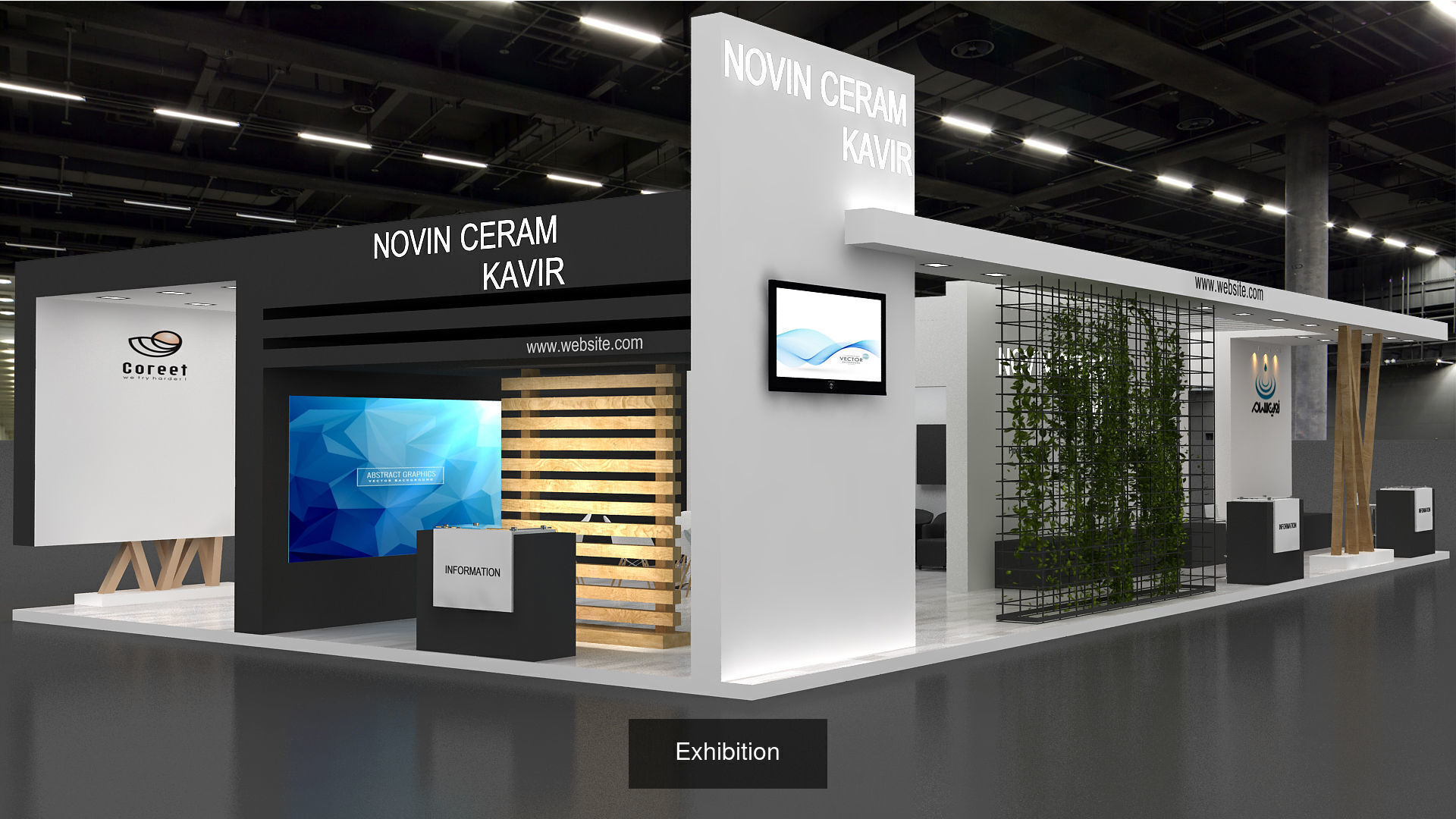 10 Exhibition Stand Stall Booth 3D Model Collection 4 _3