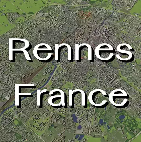 Rennes France - city and urban