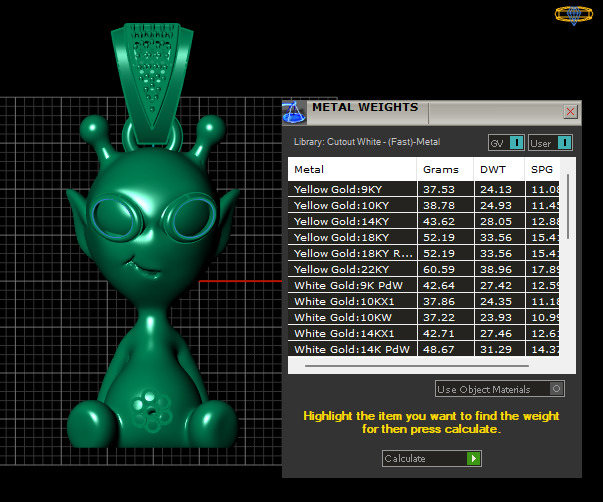 BABY ALIEN PENDANT 3D PRINTABLE MODEL 3D print model_2