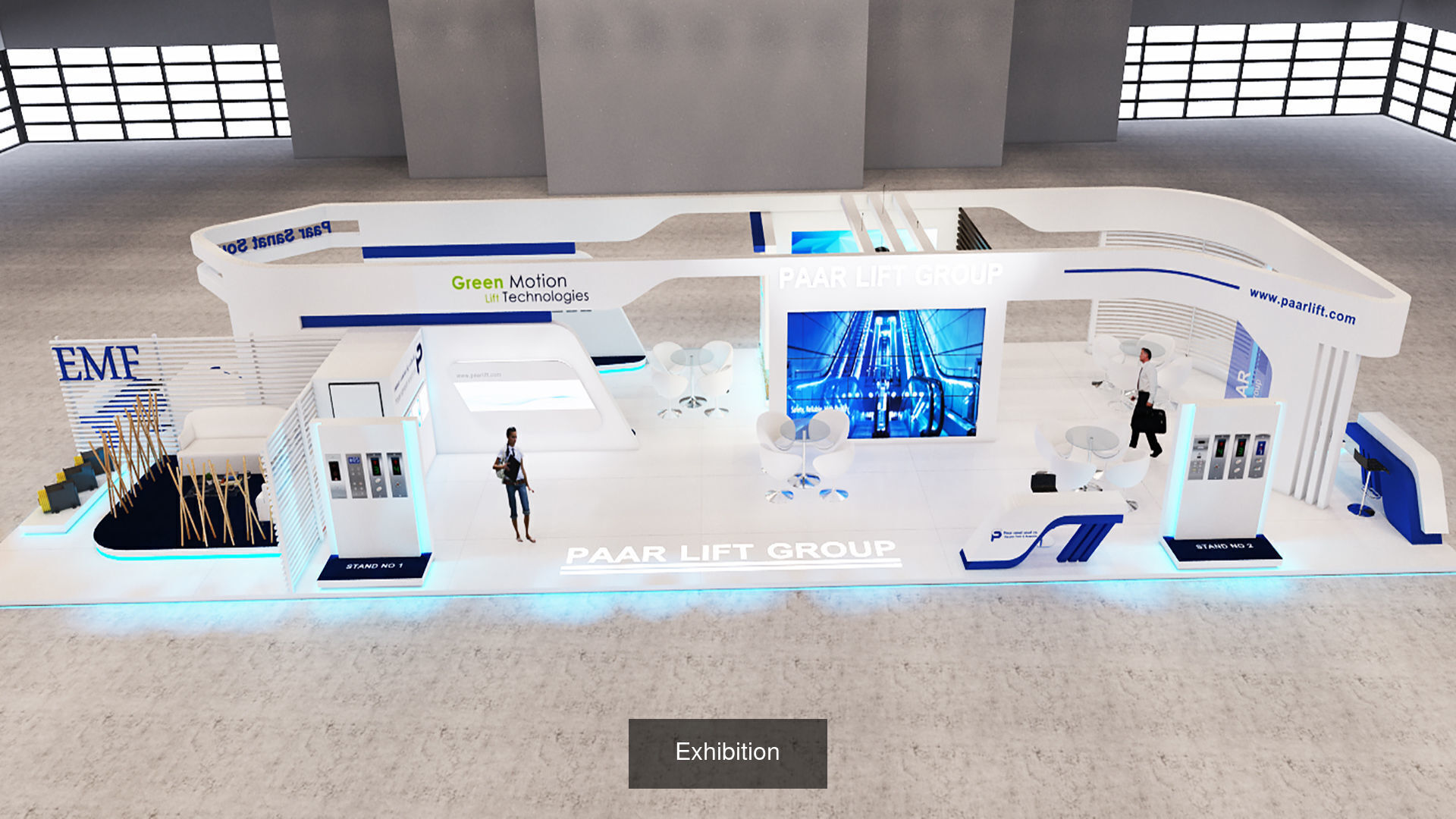 10 Exhibition Stand Stall Booth  3D Model Collection5 _2