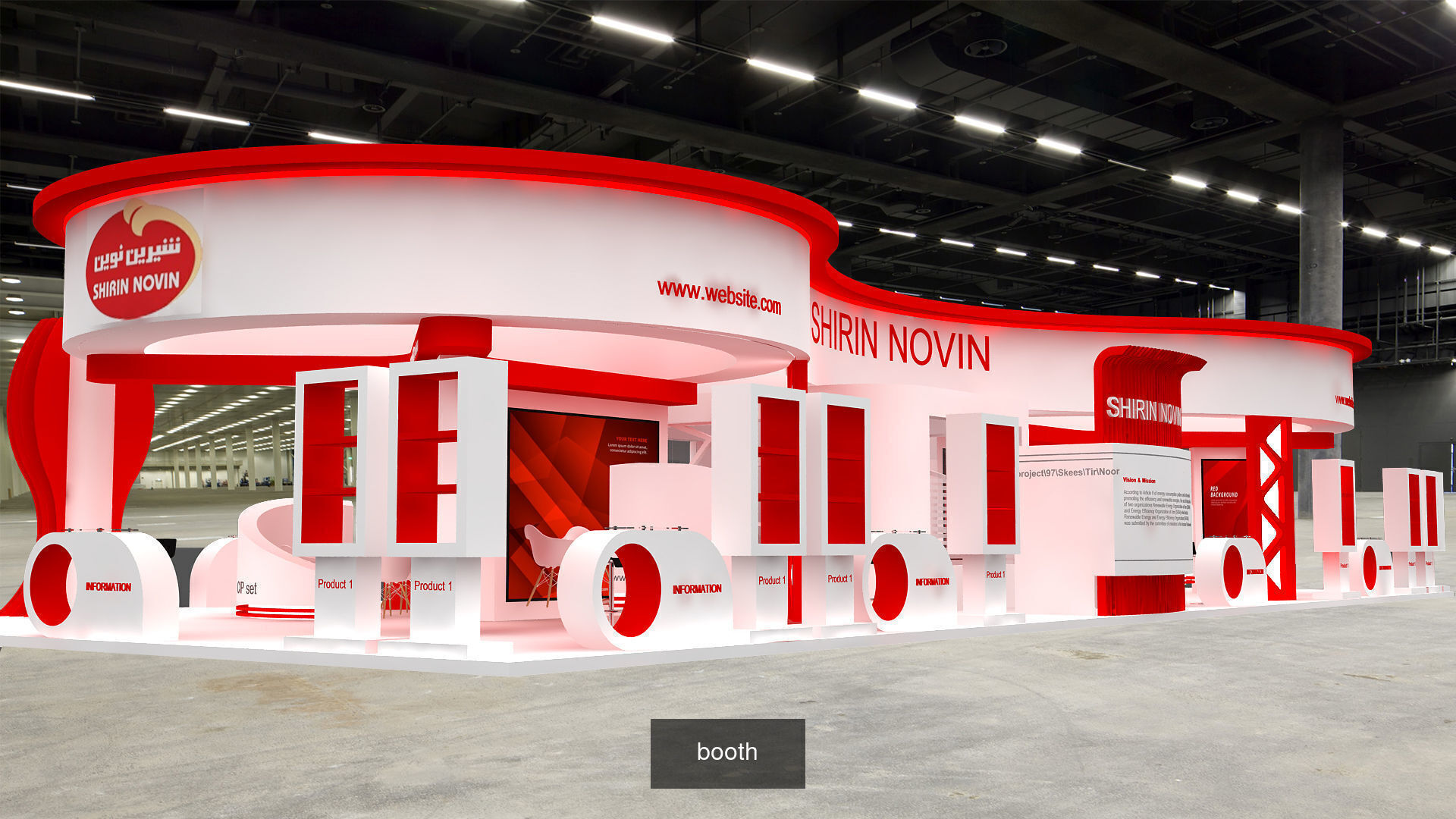 10 Exhibition Stand Stall Booth  3D Model Collection5 _6