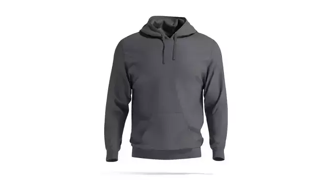 Black Hoodie - sports sweatshirt with hood