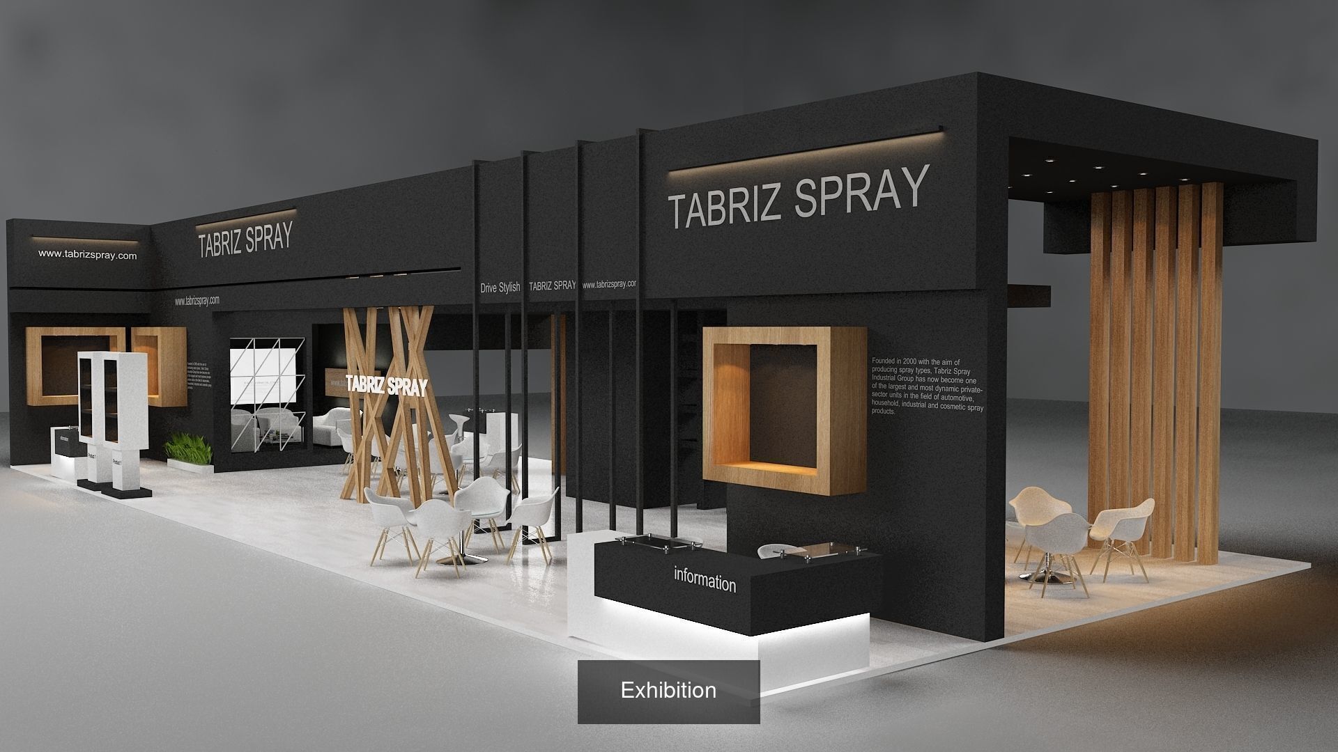10 Exhibition Stand Stall Booth 3D Model Collection 6 _6