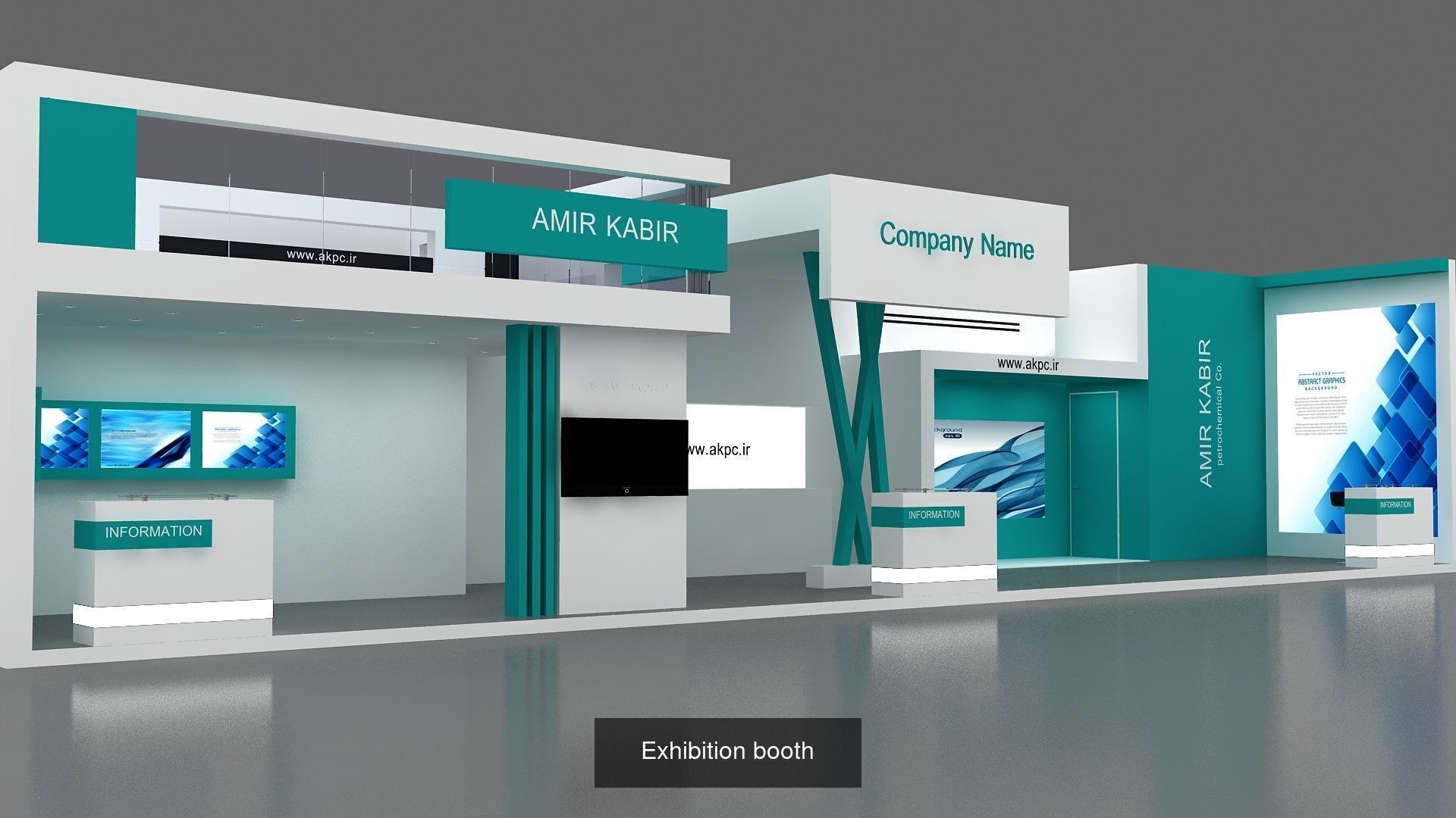 10 Exhibition Stand Stall Booth 3D Model Collection 6 _3