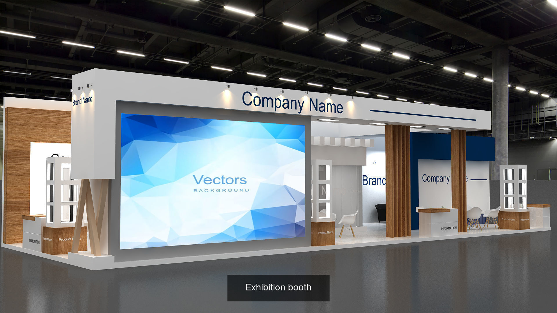 10 Exhibition Stand Stall Booth 3D Model Collection 6 _7