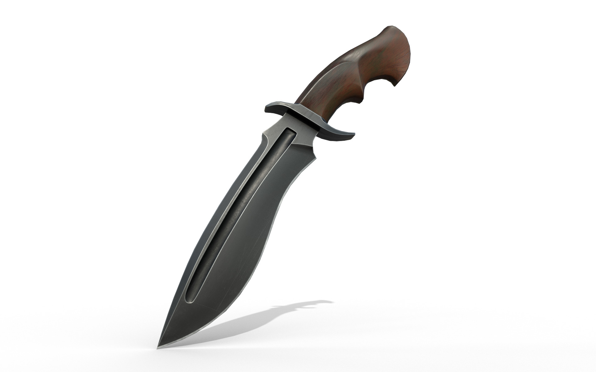 KnX knive lowPoly Low-poly 3D model_4