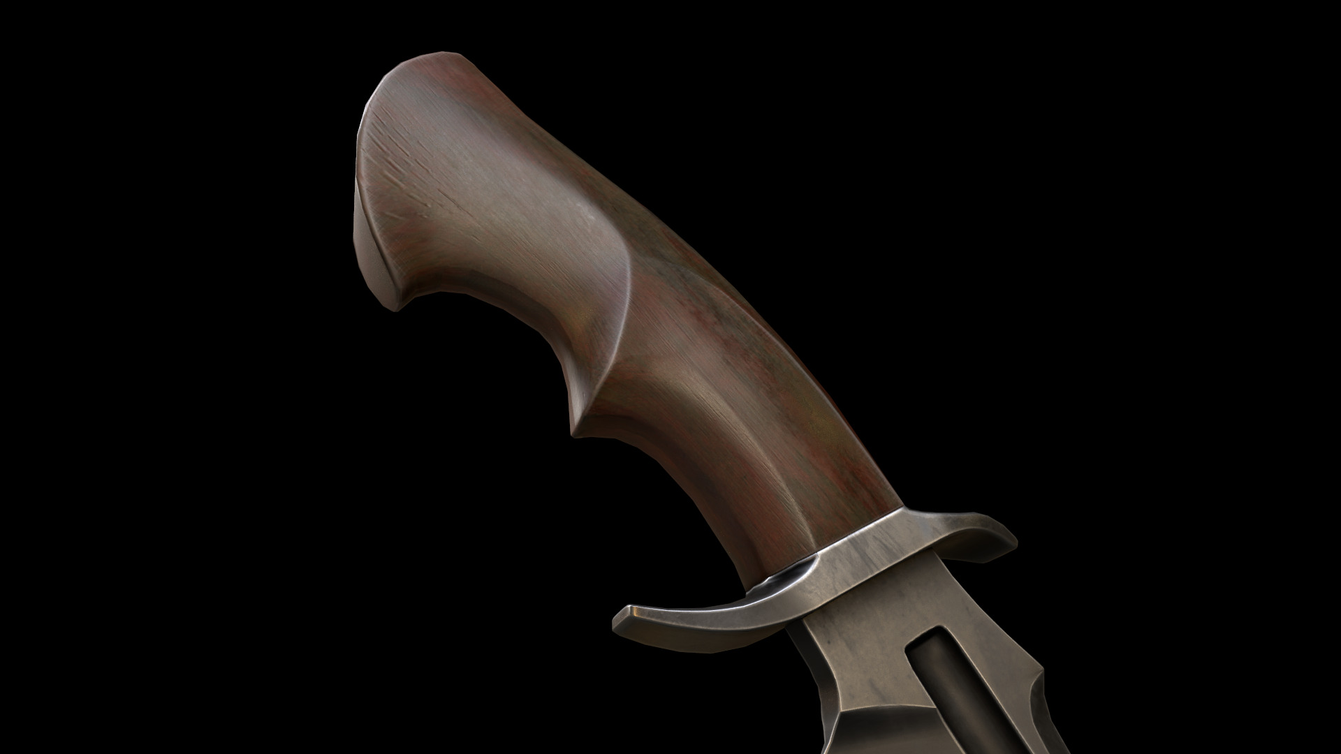 KnX knive lowPoly Low-poly 3D model_12