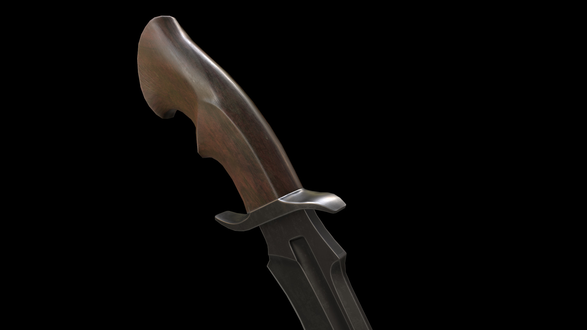 KnX knive lowPoly Low-poly 3D model_19