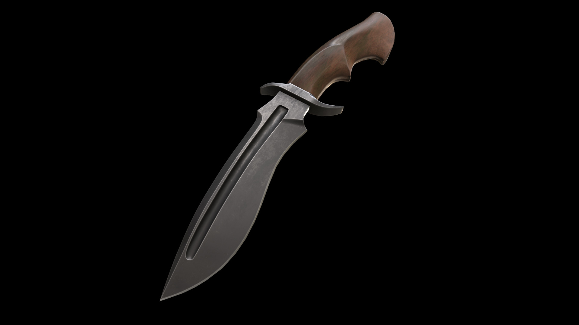 KnX knive lowPoly Low-poly 3D model_22