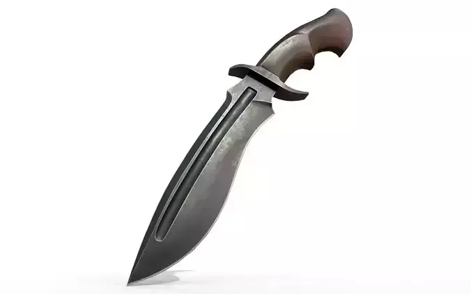 KnX knive lowPoly Low-poly 3D model