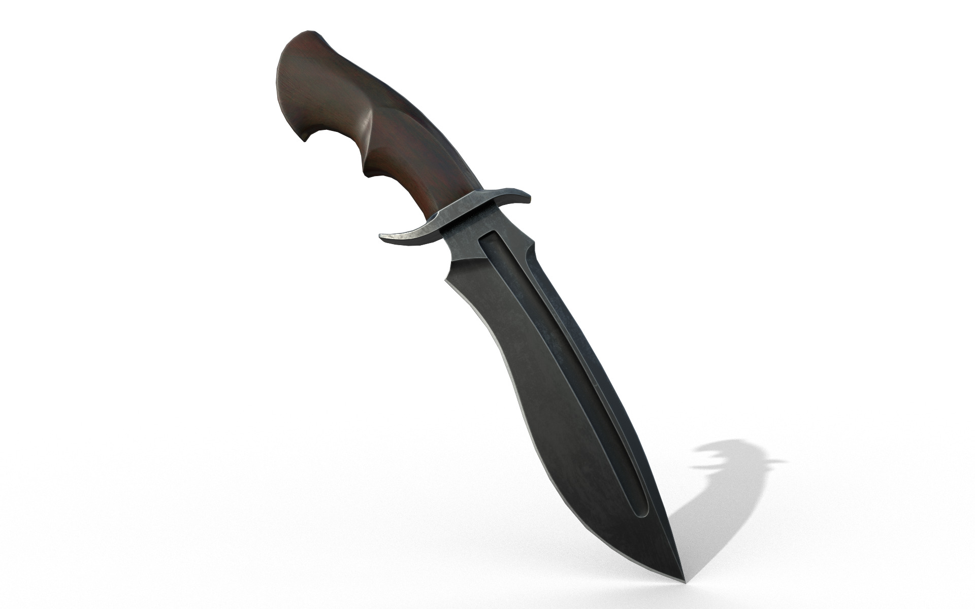 KnX knive lowPoly Low-poly 3D model_2