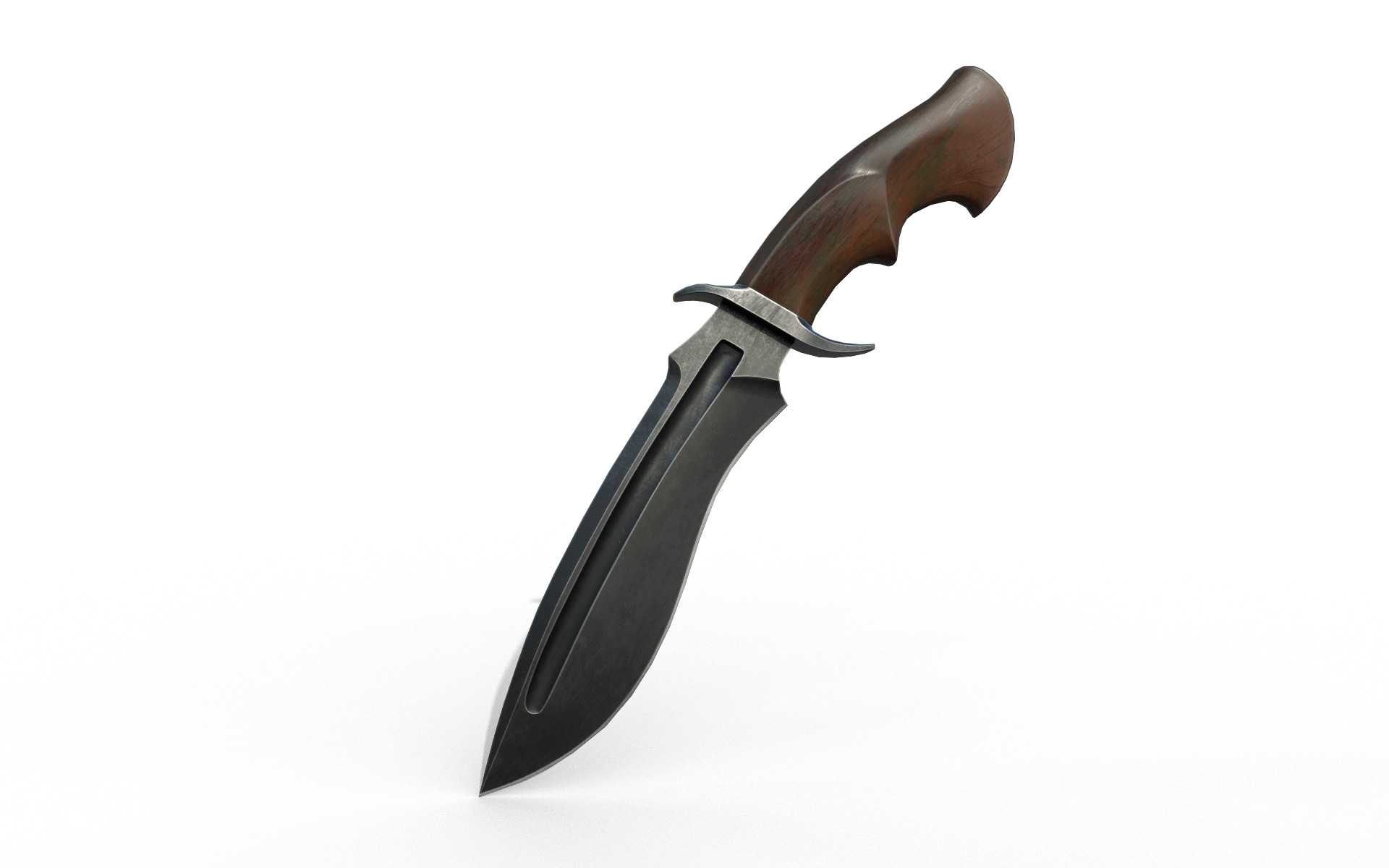 KnX knive lowPoly Low-poly 3D model_3