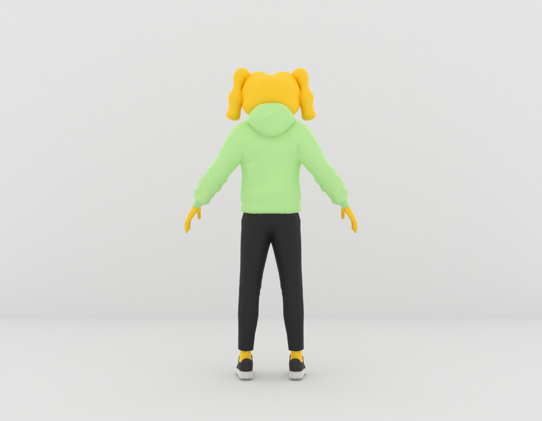 Andy 3D Character 3D model_2