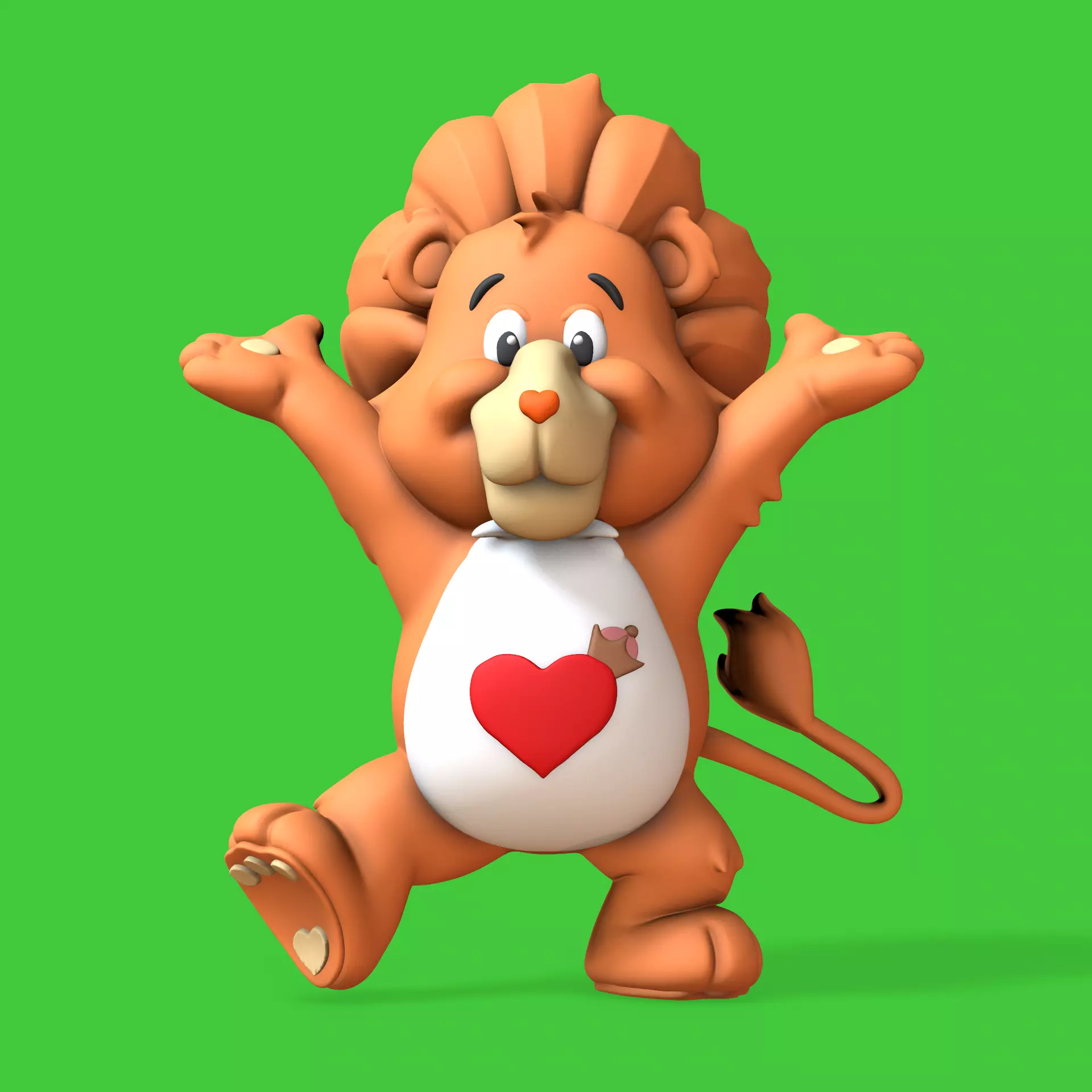 Care Bears - Brave Heart Coracao Valente 3D print model