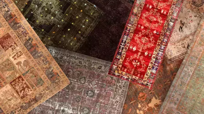 Carpets vintage turkish vol 04 3D model