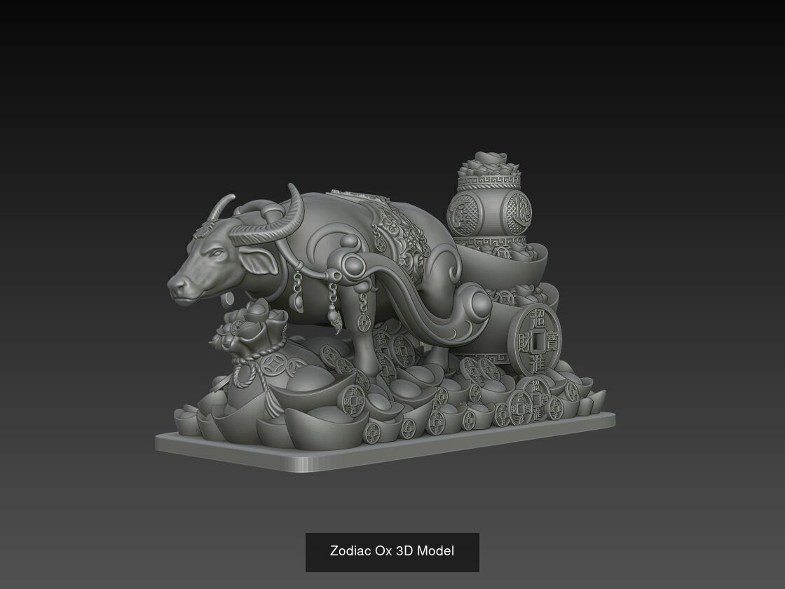 12 Chinese Zodiac 3D Models 3D Model Collection_12