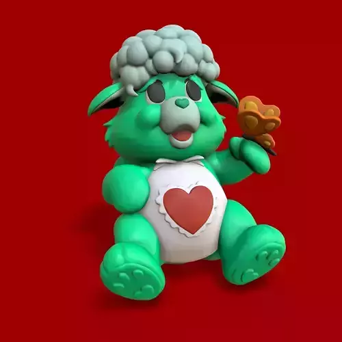 Care Bears - Lamb Heart 3D print model
