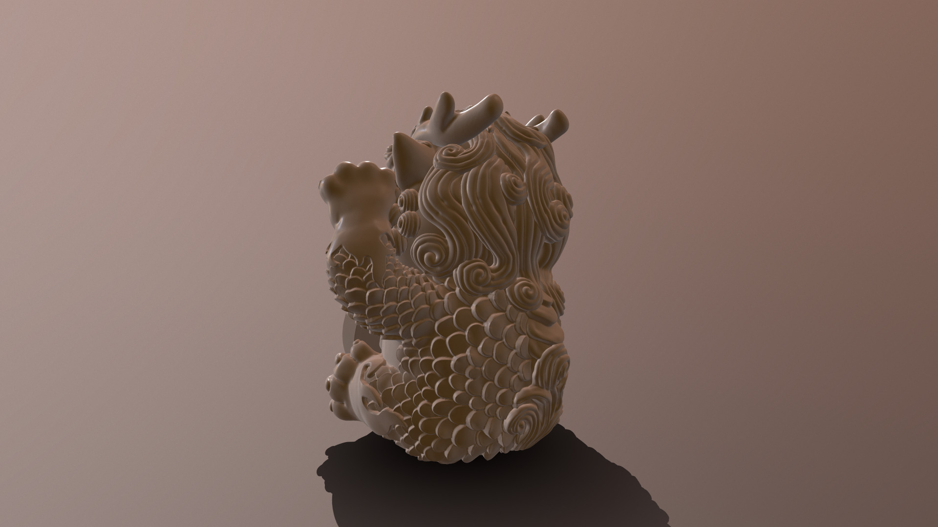 Dragon Mascot 3 3D print model_3
