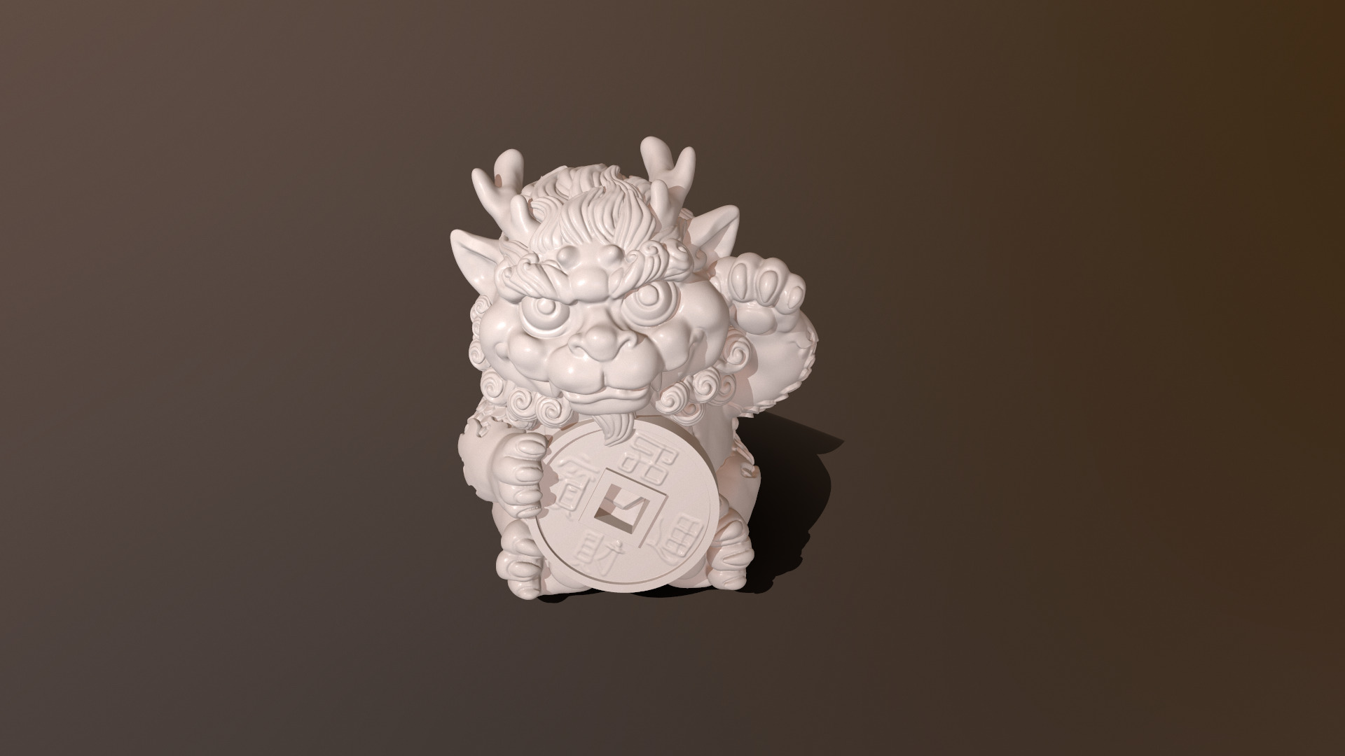 Dragon Mascot 3 3D print model_5