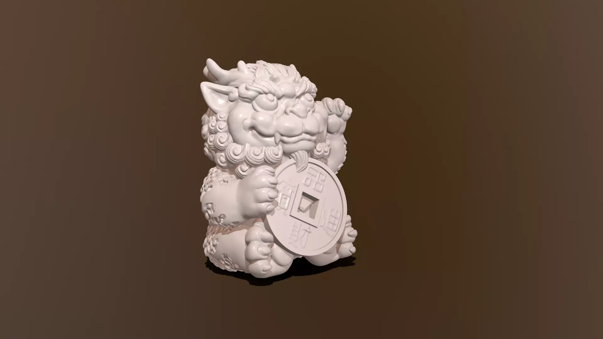 Dragon Mascot 3 3D print model_0