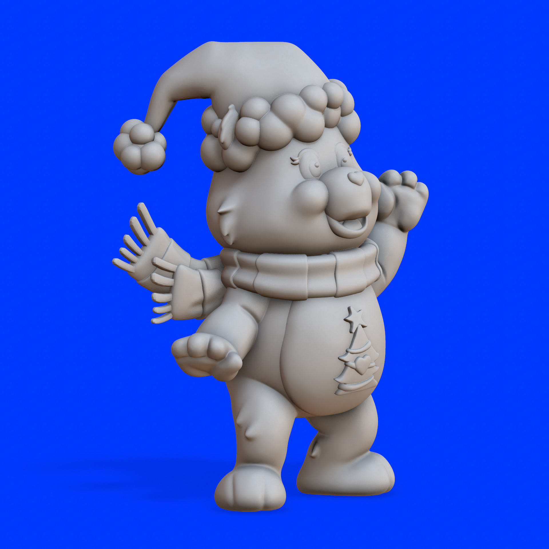 Care Bears - Christmas Wishes Bear 3D print model_4