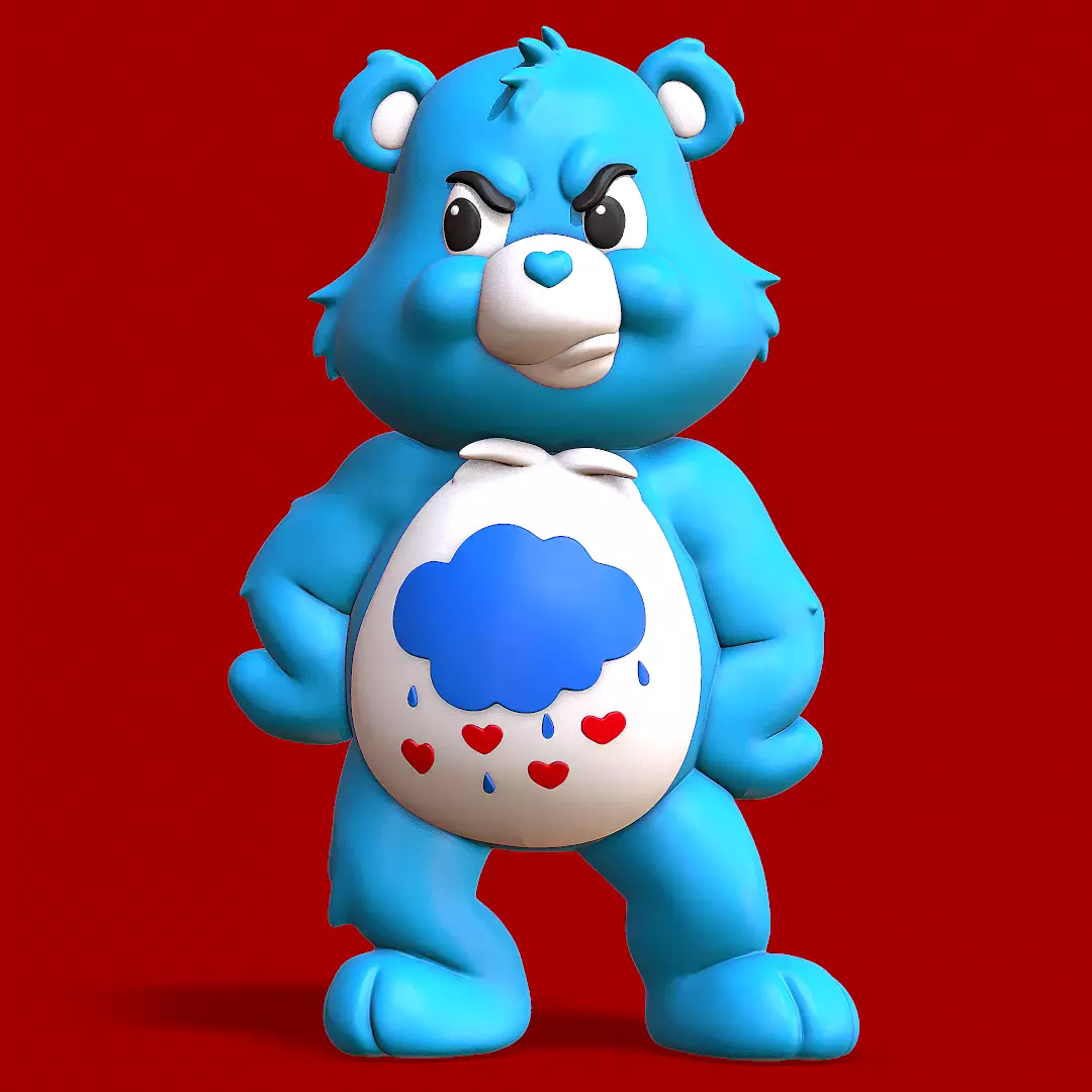 Care Bears - Grumpy Bear - Zangadinho 3D print model