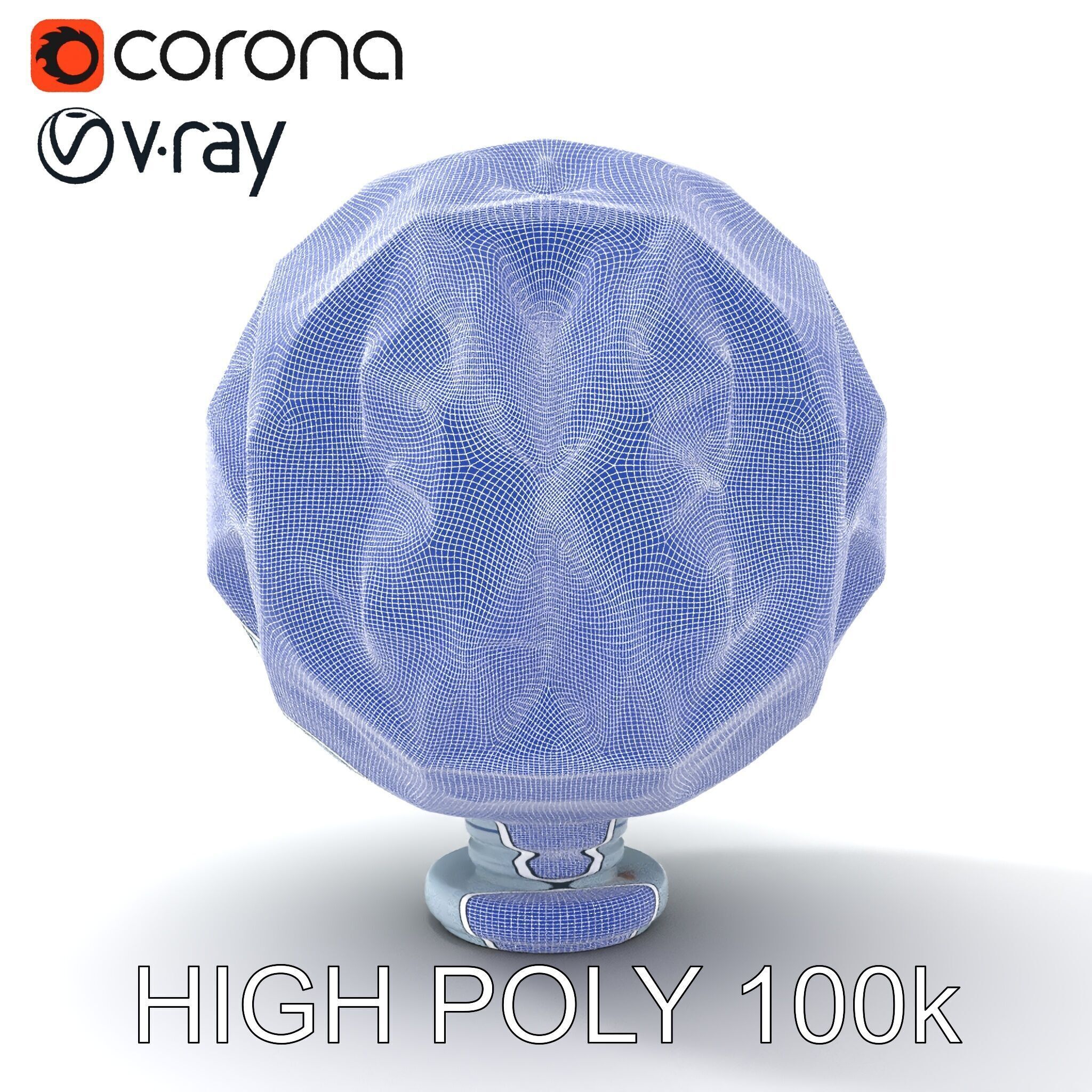 Crystal Ball model pack with Faceted Design Low-poly 3D model_33