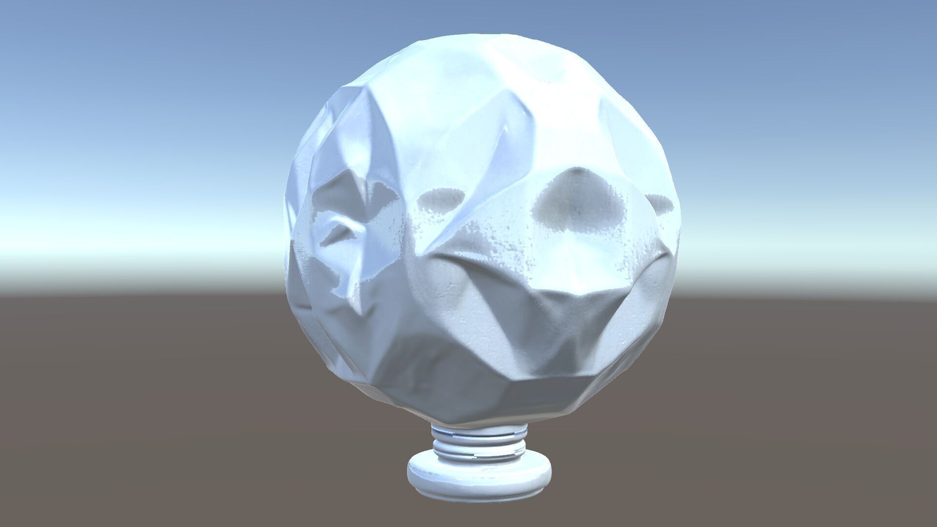 Crystal Ball model pack with Faceted Design Low-poly 3D model_17