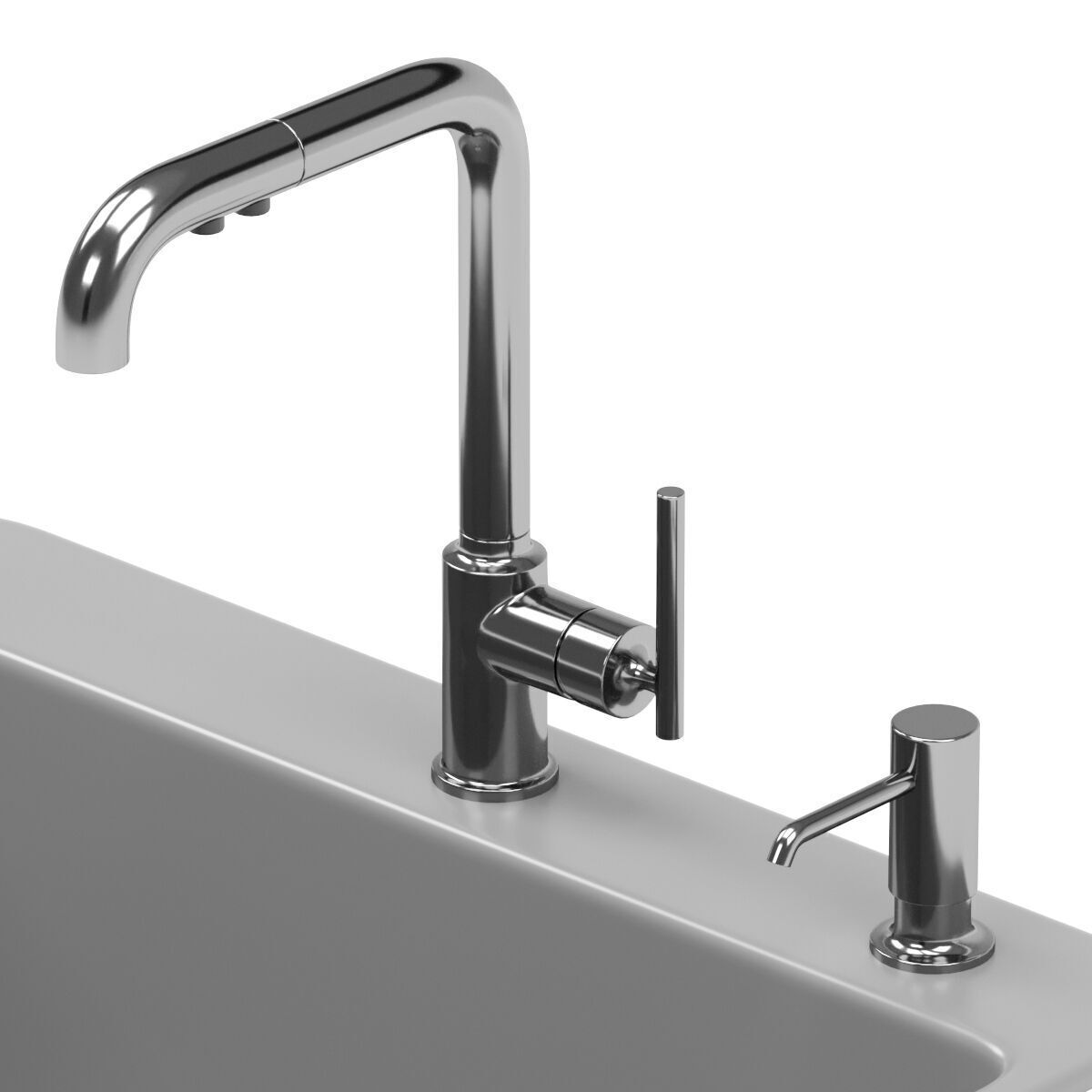 KOHLER kitchen sink 3D model_4