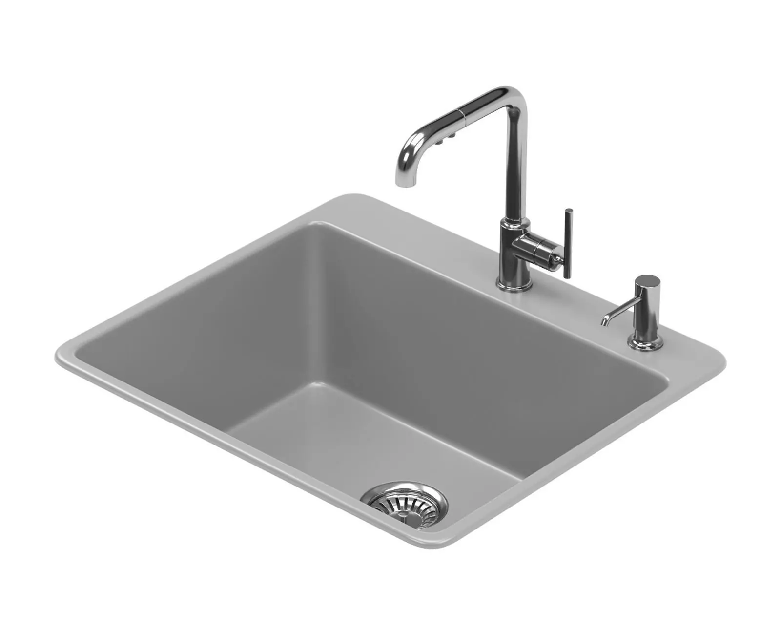 KOHLER kitchen sink 3D model_0