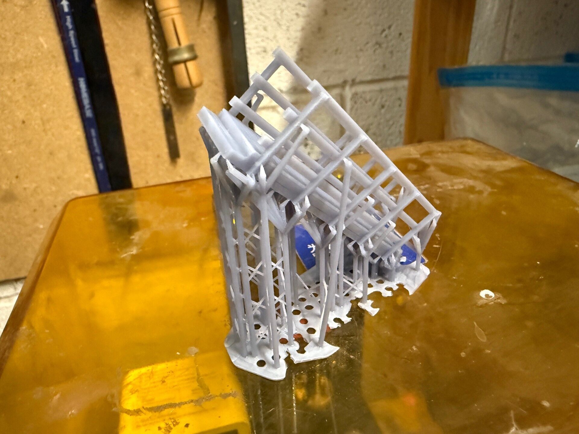 Model Railway Wooden Foot Bridge 3D print model_16